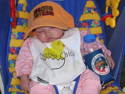 Sean's daughter demonstrates her quality Cruiser wear.